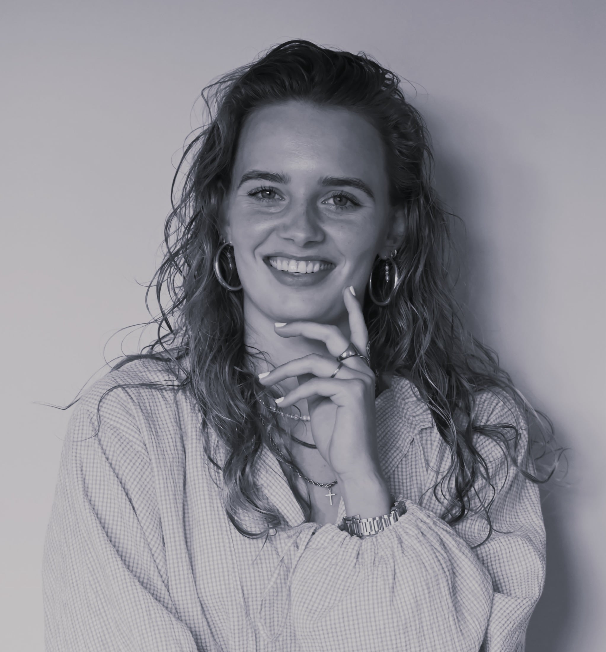 Lachend portret van Suzie